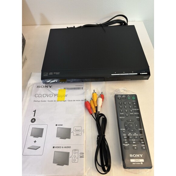 Sony DVP-SR510H DVD Upscaling Player - Black
Open box. - Picture 1 of 7